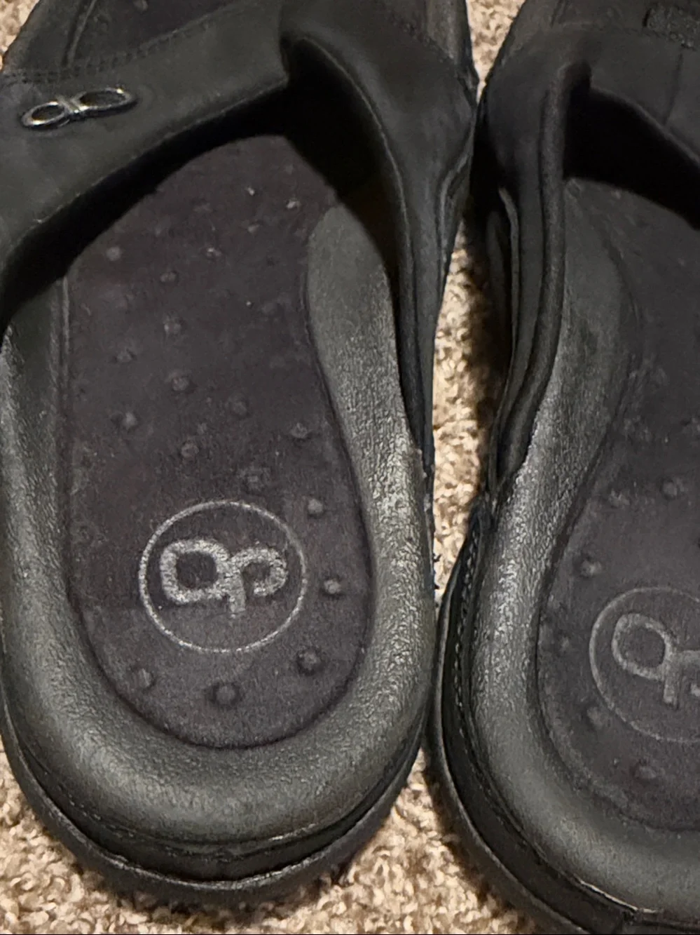 Ocean Pacific (OP) Adrenaline Leather Flip Flops (9)